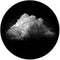 Rosco Standard Black and White Glass Spectrum Gobo #81185 Perfect Clouds (86mm = 3.4")