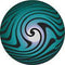 Rosco Standard Color Glass Spectrum Gobo #86661 Aqua Marble (86mm = 3.4")