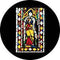 Rosco Standard Color Glass Spectrum Gobo #86675 Comedia Stained Glass (86mm = 3.4")
