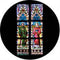 Rosco Standard Color Glass Spectrum Gobo #86672 Liberty 2 (86mm = 3.4")