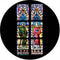 Rosco Standard Color Glass Spectrum Gobo #86672 Liturgical Stained Glass (B = 64.5mm)