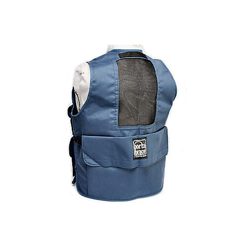 PortaBrace VV-M Videographer Vest (Extra Extra Large, Blue)