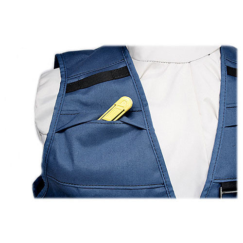 PortaBrace VV-M Videographer Vest (Extra Extra Large, Blue)