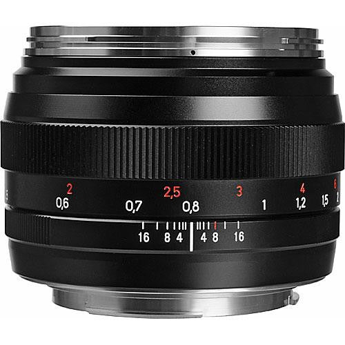 Zeiss Normal 50mm f/1.4 ZE Planar T* Manual Focus Lens for Canon EOS Cameras