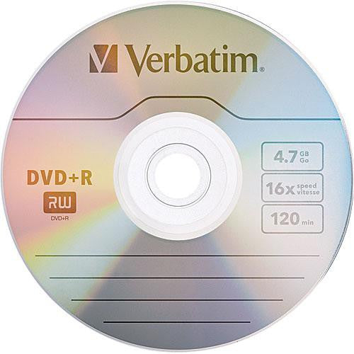 Verbatim DVD+R 4.7GB 16x Disc (50)