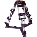 Miller Baby Aluminum 2-Stage Tripod Legs (100mm Bowl) with On-Ground Spreader and Carry Case - Supports 50 lbs