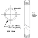 Peerless-AV ADD0203 Adjustable Extension Column for Multi-Displays