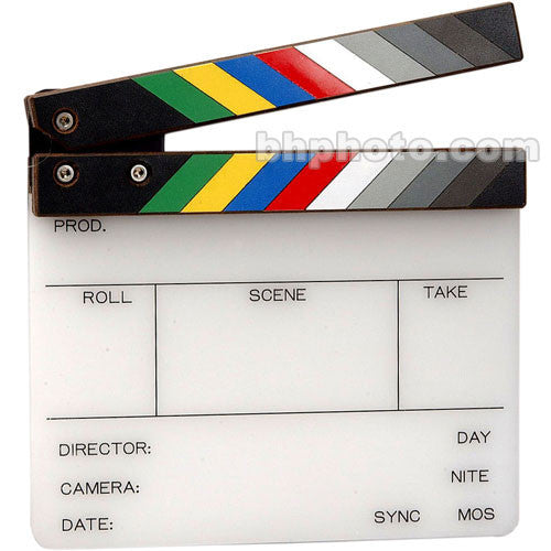 Birns & Sawyer 4 x 5" Acrylic Dry Erase Production Slate with Soft Case Kit