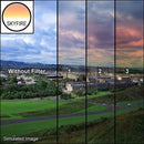 Tiffen 4 x 5" 1 Skyfire Graduated Filter (Horizontal Orientation)