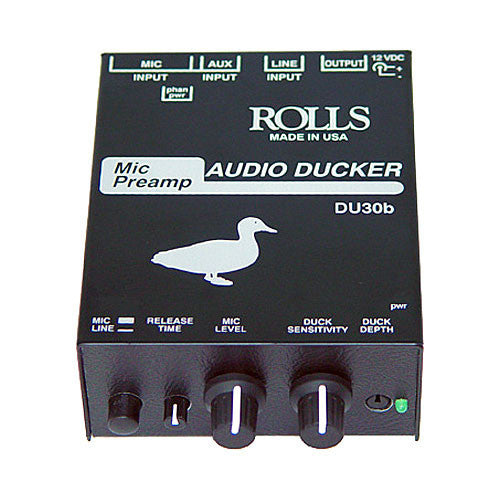 Rolls DU30b Audio Ducker with Microphone Preamp