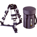 Miller Baby Aluminum 2-Stage Tripod Legs (100mm Bowl) with On-Ground Spreader and Carry Case - Supports 50 lbs