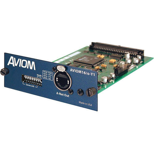 Aviom 16/o-Y1 A-Net Card for Yamaha Digital Products