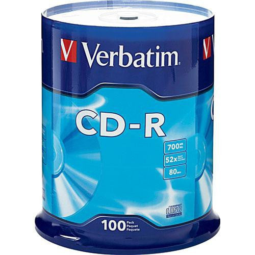 Verbatim CD-R 700MB Disc (Spindle Pack of 100)