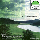 Tiffen 4 x 4" 2 Green Hard-Edge Graduated Filter