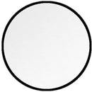 Impact Collapsible Circular Reflector Disc - White Translucent - 12"