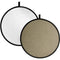 Impact Collapsible Circular Reflector Disc - Soft Gold/White - 12"