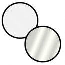 Impact Collapsible Circular Reflector Disc - Silver/White - 12"