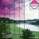 Tiffen 6 x 6" 1 Magenta Hard-Edge Graduated Filter