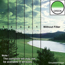 Tiffen 5 x 5" 3 Green Hard-Edge Graduated Filter