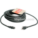Hosa Technology Black 14 Gauge Electrical Extension Cable with IEC Female Connector - 50'