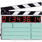 Denecke TS-C Compact Time Code Slate - Black and White Clapper, EL Backlit, Jams to All Standard Frame Rates