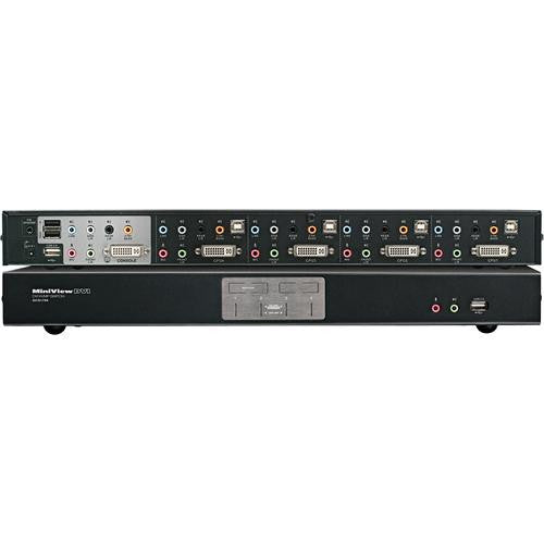 IOGEAR 4-Port Dual Link DVI KVMP Switch with 7.1 Audio and Cables
