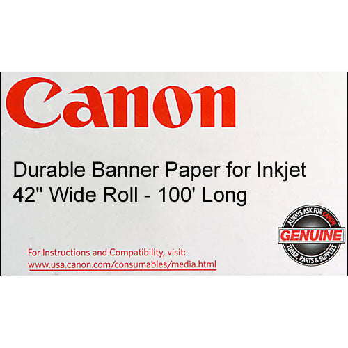 Canon Durable Matte Polypropylene Banner (42" x 100' Roll)