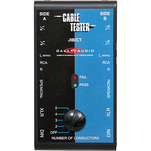 Galaxy Audio JIB/CT Jacks in the Box Cable Tester