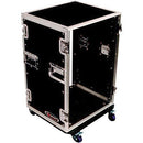 Odyssey Innovative Designs Black Label 8-Space Amp Rack Case