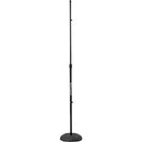 Ultimate Support JS-MCRB100 Round Base Microphone Stand with Adjustable Height