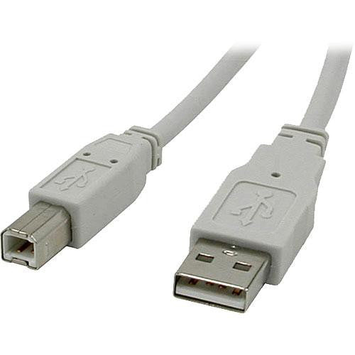 C2G 3.3' (1 m) USB 2.0 A/B Cable (White)