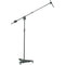 K&M 21430 Mobile Overhead Microphone Stand with Caster Base (Black)