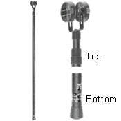 LTM 4 Section Carbon Fiber Boom Pole - Measuring 5.2 to 16.7'