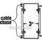 Middle Atlantic 5CC43 Cable Chase Kit for 5-43