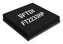 Ftdi FT2233HPQ-TRAY Interface Bridges USB to UART/MPSSE 1.08 V 1.32 QFN 76 Pins -40 &deg;C