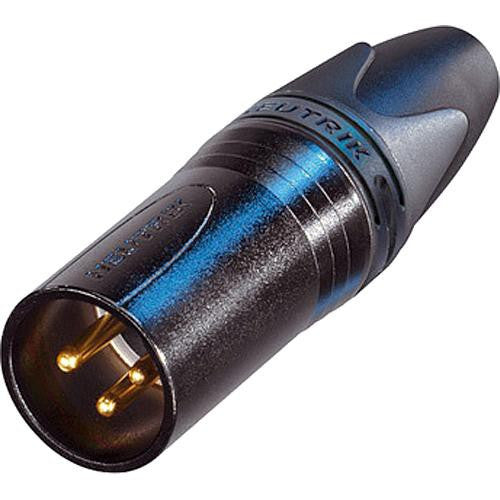 Neutrik XX Series Male and Female XLR Connectors Kit (Black Housing/Gold Contacts)