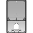 Chief Small Flat Panel Wall Plate Accessory (Black)