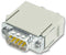 HARTING 09 14 009 3001 Heavy Duty Connector Insert, D-Sub Male Module, Less Contacts, Han-Modular Series, Plug, 5 A