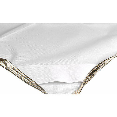 Chimera 42x42" Reflector Fabric - Reversible Silver-Gold Zebra/White