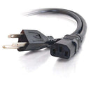 C2G 18 AWG Universal Power Cord (NEMA 5-15P to IEC C13, 25')