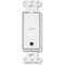 RDL D-MJPT Mini-Jack Pass-Through Plate White/Gray