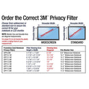 3M Widescreen Notebook Gold Privacy Filter (15.6")