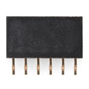 Tanotis - SparkFun Header - 6-pin Female (SMD, 0.1", Right Angle) Connectors - 2