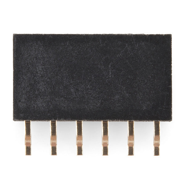 Tanotis - SparkFun Header - 6-pin Female (SMD, 0.1", Right Angle) Connectors - 2