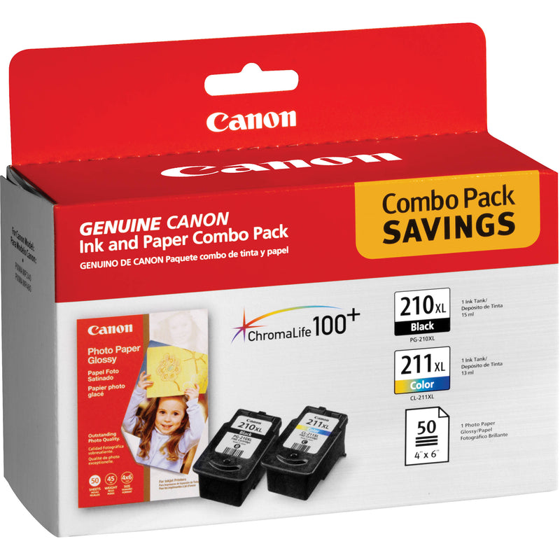 Canon PG-210XL Black & CL-211XL Color Ink Value Pack