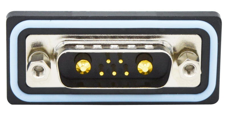 Norcomp CDFS7W2103L411 Combination Layout D Sub Connector IP67 Nanook Series DA-7W2 Plug 7 Contacts