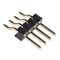 Tanotis - SparkFun Header - 4-pin Male (SMD, 0.1", Right Angle) Connectors - 1