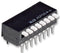 TE CONNECTIVITY ADP0204 DIP / SIP Switch, 2 Circuits, SPST, Through Hole, AD Series, DIP Unsealed, 24 VDC