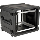 SKB 3SKB-R08U20W 20" Deep 8U Roto Shock Mount Rolling Rack Case