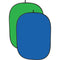Impact Collapsible Background Kit - 5 x 7' (Chroma Blue/Chroma Green, Black/White)